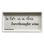 Wholesale - 31.5"x16" LIFE & CHESS ENGRAVED MDF W/ WOOD FRAME C/P 4, UPC: 651961792857
